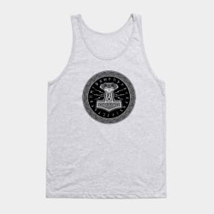 Thor's Hammer of the Gods | Viking Gift | Historic Viking Design Tank Top